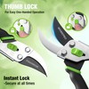 WORKPRO 8.5" Bypass Pruning Shears, Garden Shears with Non-Slip Grip