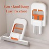 Mini Foldable Desktop Mop with 1 Replacement Sponge Self-Squeeze Sponge
