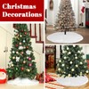 MACTING Christmas Tree Blanket, 36 Inch Christmas Tree Blanket, Round