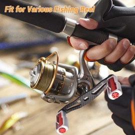 LIXADA Carbon Fishing Reel Crank Replacement Parts Fishing Reel Handle