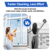 122'' Window Washing Kit with Extension Pole, 2-in-1 Window Cleaning