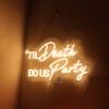 Britrio Til Death DO US Party Neon Light Sign for
