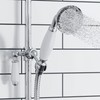 ENKI EH016 Traditional Chrome Brass Hand Shower Head White Ceramic