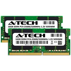A-Tech 32GB Kit (2x16GB) RAM for Acer Nitro 5 AN517-54-79L1 Gaming Laptop | DDR4 3200MHz SODIMM PC4-25600 (PC4-3200AA) Memory Upgrade Modules