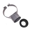 Floplast Soil Pipe Grey Strap Boss with 40mm Rubber Boss
