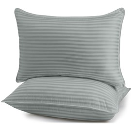 Utopia Bedding Bed Pillows for Sleeping Queen Size (Light Grey), Set of 2, Cooling Hotel Quality, for Back, Stomach or Side Sleepers