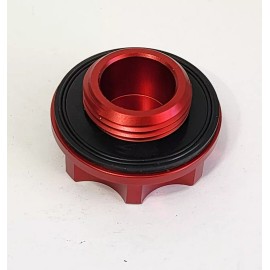 Unbranded RED ENGINE OIL CAP FOR HONDA & ACURA CIVIC EK9 ACCORD & MUGEN POWER EMBLEM 2 JDM
