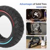 ulip 8.5x3 Solid Scooter Tire for Front Rear Wheels Replacement