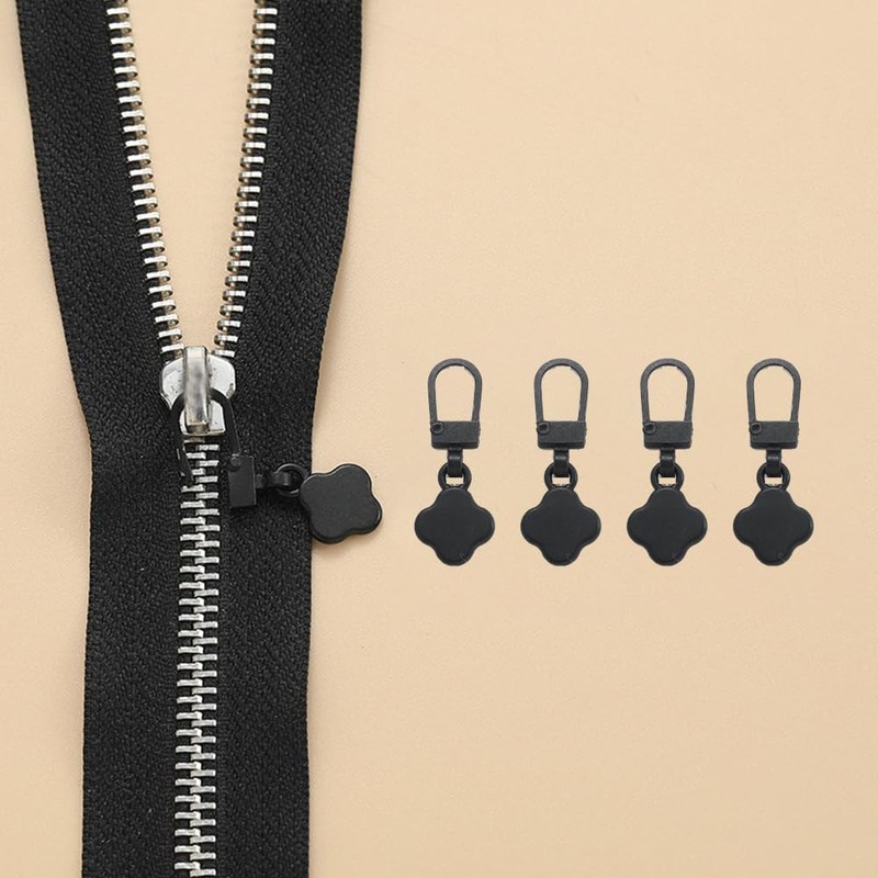 CARPEDIEM Zipper Pulls, Easy to Install, Handmade Bag, Wallet, Clothes,