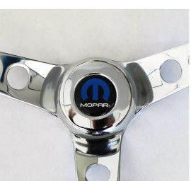 Grant 1970-76 Demon Dart Charger Demon Black Steering Wheel 13 1/2" Mopar cap