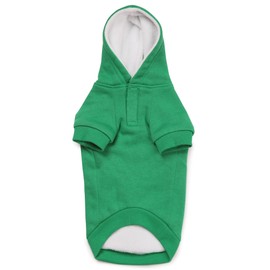 Zack & Zoey Fleece-Lined Hoodie for Dogs, 20" Large, Green