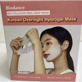 Biodance Bio Collagen Real Deep Facial Sheet Mask Anti Aging 24 Sheets NEW