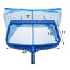 AKVOLIVE Upgraded Pool Skimmer Net, Heavy Duty Leaf Rake for