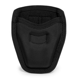 TACNEX Quick Release Cuff Case, Fits Standard Handcuffs Duty Belt Cuff Holder MOLLE Pouch Sheath for Police Law Enforcement Prison Guard (Ballistic Nylon)