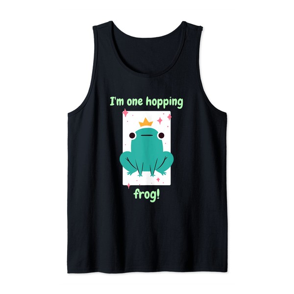 I'm One Hopping Frog Funny Cute Frog Designs Present Tank