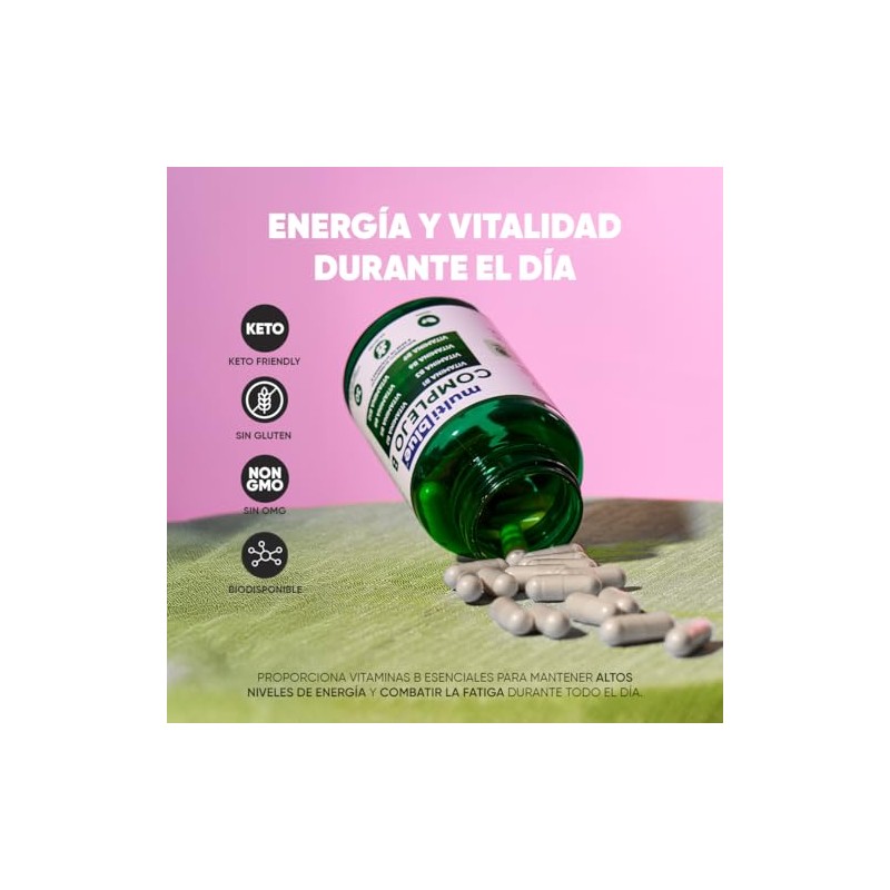 Complejo B Formula Avanzada 30 Capsulas | Vitamina B12, B1,