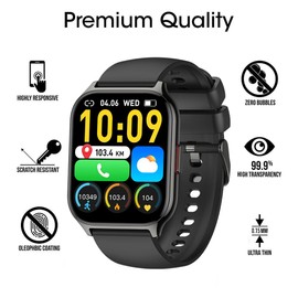 Youniker 6 Pack P95 2.0" Watch Screen Protector Film Compatible with Kimeag 2.01 inch Smartwatch P95 Screen Protectors Foils Screen Cover Crystal Clear HD Anti-Scratch