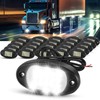 Baquler 30 Pods Rock Lights White Underglow Lights for Trucks