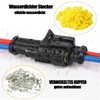 Huamirra Cable Connector, 10 Pieces, 2 Pin Waterproof Quick Connector,