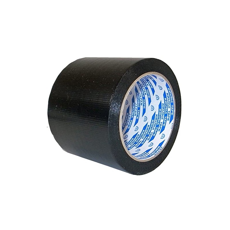 菊水テープ 強粘着 シートまもるテープ 黒 幅80mm×長さ20m KST8020-BK