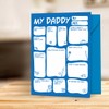 Peronalised Fathers Day Card For Daddy From Child Kid Toddler