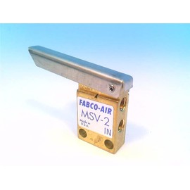 FABCO MSV-2 10-32 Thread, 2 Position, 3 Way, Micro Limit Valve, Normally Closed, Operating Pressure 30-150 PSI, Poppet Type