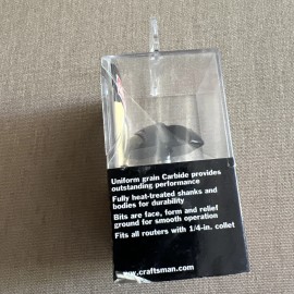 Craftsman 1 In Surface Cove Bit Carbid Router Bit 9/64228 New