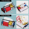 Astro Tissue Case, Mondrian-style Composition 2-Way Tissue Cover, Hanging, Wall