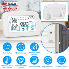 iMounTEK Weather Station with Outdoor Sensor Thermometer Temperature Humidity Backlight