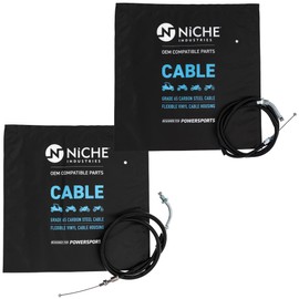 NICHE Push Pull Throttle Cable Set for Honda Shadow VLX 600 VT600C VT600CD 17910-MZ8-G20 17920-MZ8-G20