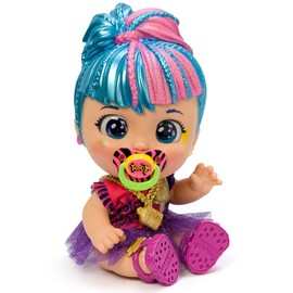 Baby Cool Roxie Rocker Doll with Clothes, Shoes and Exclusive Rock Style Accessories Includes 2 T-shirts, 1 Tutu, 1 Dummy, 1 Necklace and Earrings