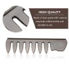 Peine de estilo para hombres con dientes anchos, herramienta profesional