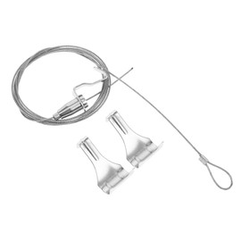 COHEALI 2 Sets Stainless Steel Picture Hanging Wire Kit Adjustable Photo Frame Hooks for Art Galleries Homes Hotels Strong Easy to Install Compact Design