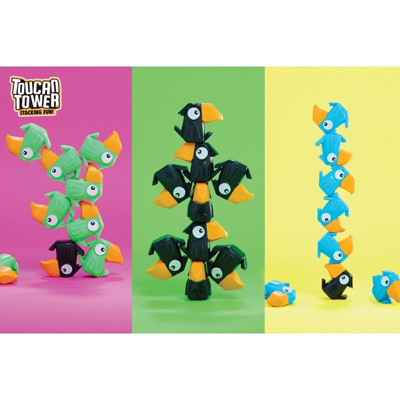 Toucan Tower® Stacking Fun