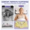 SANSWAN Neck Therapy Pillow for Sleeping, Ergonomic Foam Pillow for