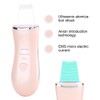Ultrasonic Skin Scrubber Face Cleaning Vibration Massage Home Beauty MachinePink
