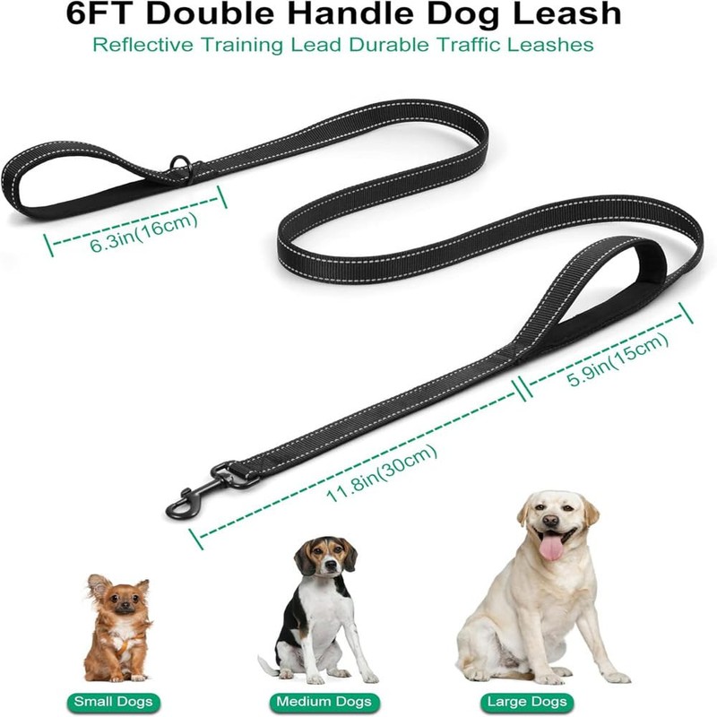 Heavy Duty No Pull Dog Leash for Large Medium Dogs,