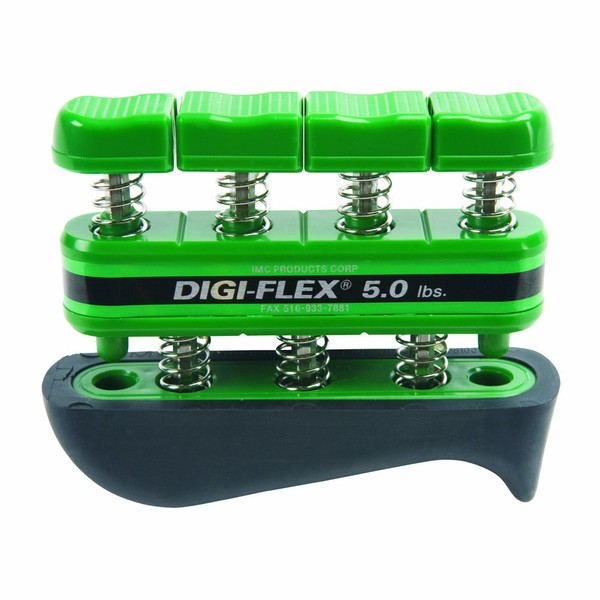Digi-Flex W51121 Hand and Finger Exercise System, Green, 5 lbs