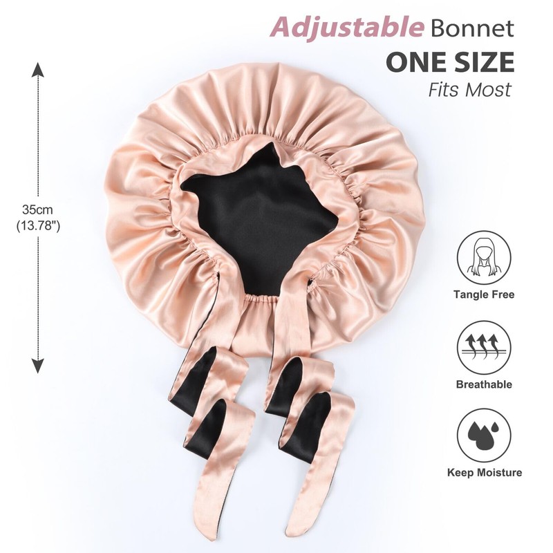 Hat Hut Satin Bonnet Silk Bonnet for Sleeping Cap for