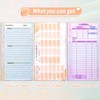 Toplive A6 Budget Planner Refill 82 Sheet Multi-Colour Monthly Weekly