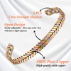 Vicmag 6 x Copper Magnets for Women (Tri-Color Feather)