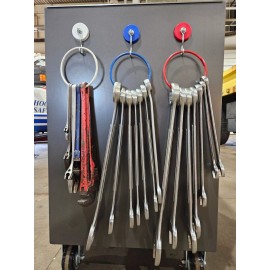 Wrici The wrench ring organizer is a heavy-duty steel ring (3 piece  set). Large