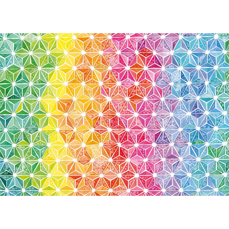 Schmidt Spiele 57579 Josie Lewis Colourful Triangles 1000-Piece Jigsaw Puzzle,