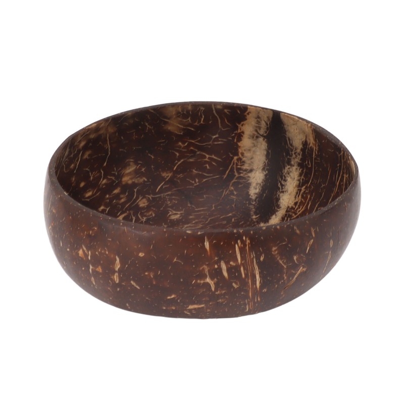 Coconut Bowl Set Leakage Proof Reusable Hand Polished Coconut Shell