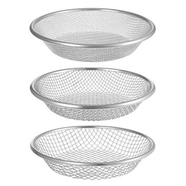 Garden Soil Sifter 3Pcs Compost Sifter Rock Sifters for Gardening, Fits 5-Gallon Buckets 3 Apertures