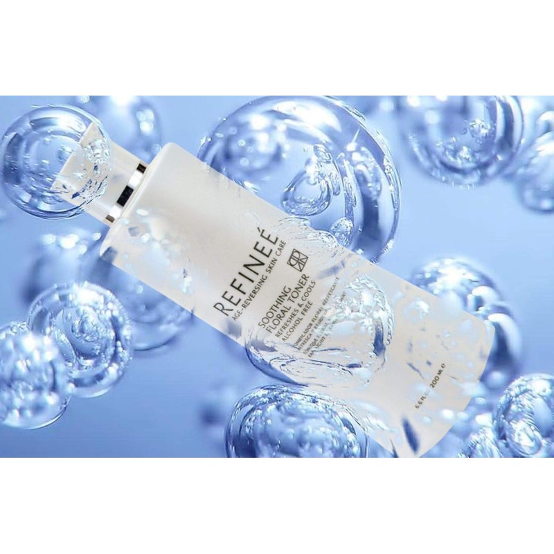 Soothing Floral Toner by Refinee for Women - 6.6 oz
