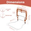 Foldable Bed Guard, Bed Rails for Elderly Adults, Adjustable in