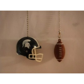 Riddell MICHIGAN STATE CEILING FAN PULL CHAIN SET HELMET AND FOOTBALL