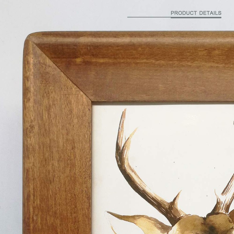 icheesday 8x8 Photo Frames, Rustic Wooden Square Picture Frame with