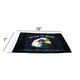 Motorcycle Flag Eagle Eagle Flag 7" x 10" Replacement Motorcycle Flag UV Coated